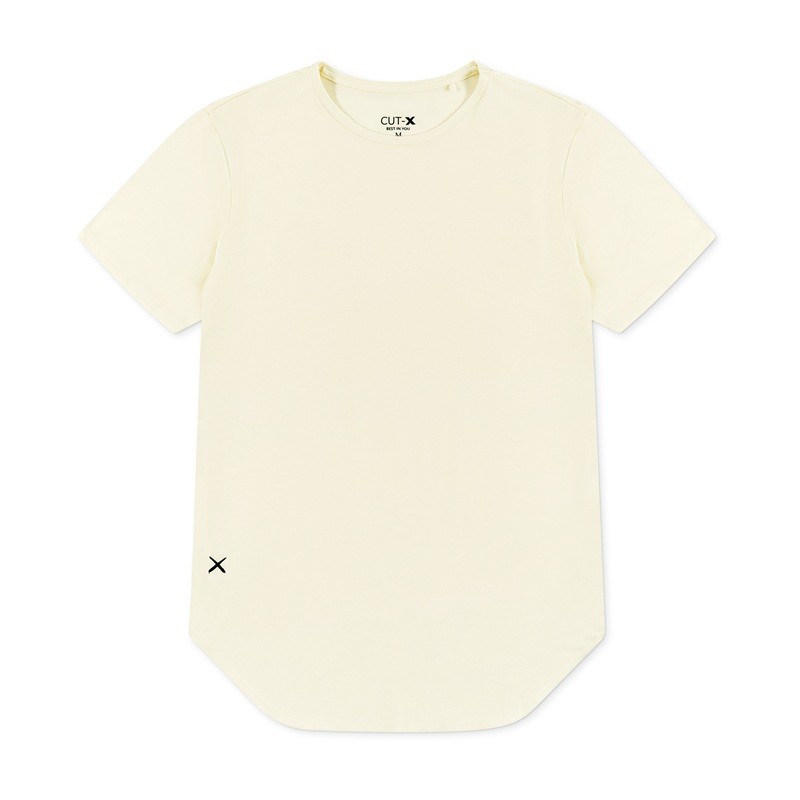 AO Elongated Tee (Soft Cream) 1