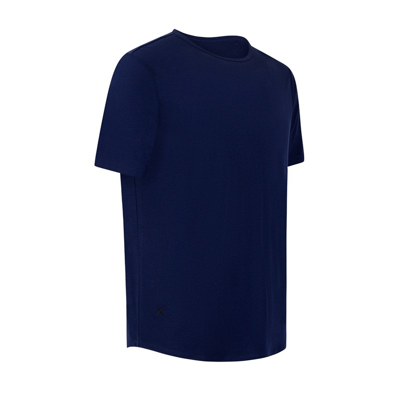 AO Split-Hem Tee (Deep Navy)