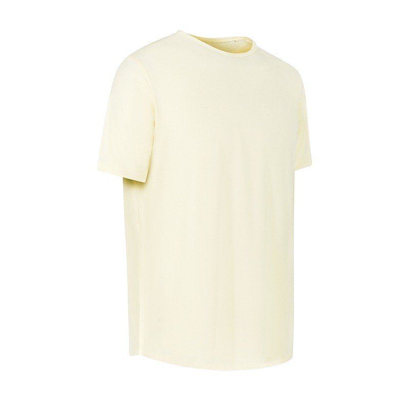 AO Split-Hem Tee- (Soft Cream)