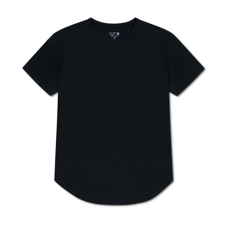 AO Split-Hem Tee (Jet Black) 2