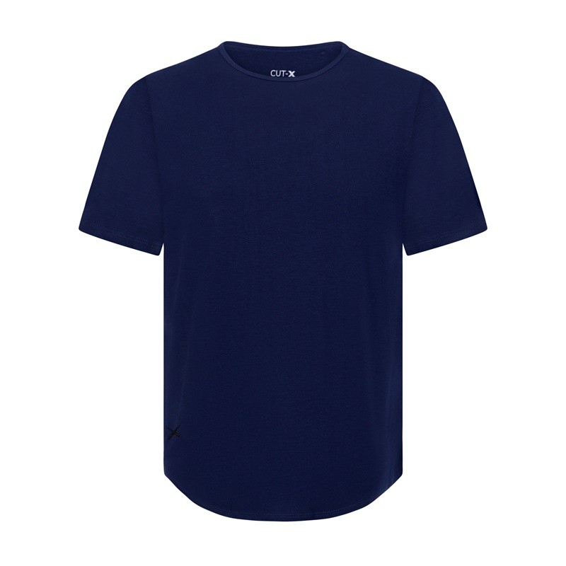 AO Split-Hem Tee (Deep Navy) 2